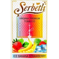 Табак Serbetli Ice Banana Strawberry (Ледяной Банан Клубника) В.Р. 50 грамм