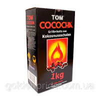 Кокосове вугілля для кальяну Tom Cococha Red поштучно