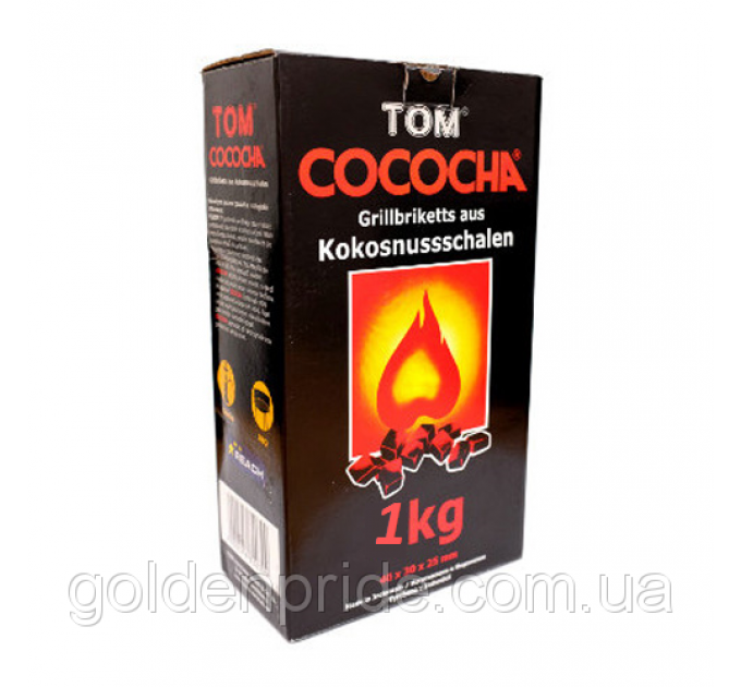 Кокосове вугілля для кальяну Tom Cococha Red поштучно