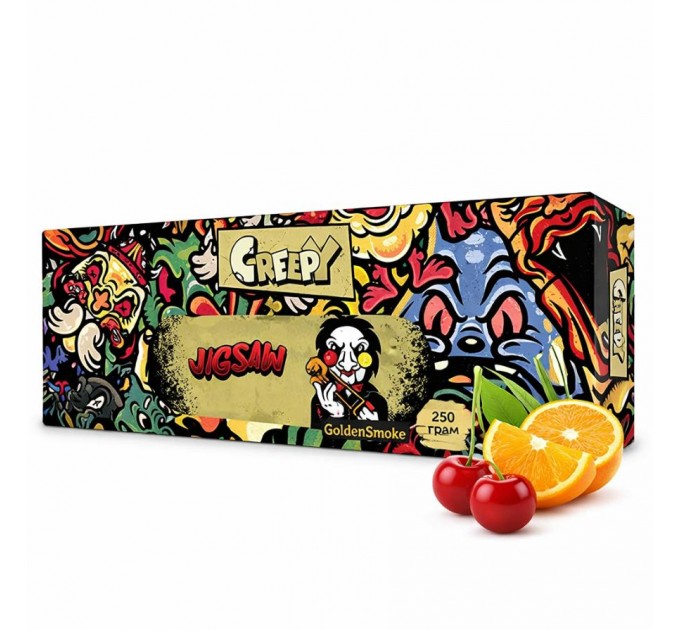 Тютюн Creepy Jigsaw (Вишня, Апельсин) 250 грам