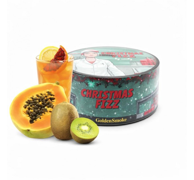 Табак Unity Christmas Fizz (Папайя Киви Лимонад) 100 грамм
