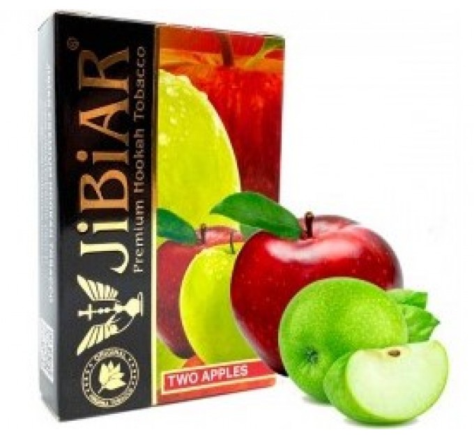 Табак Jibiar Two Apples (Двойное Яблоко) 50 грамм