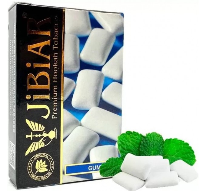 Тютюн Jibiar Gum mint (М'ята Жуйка) 50 грам