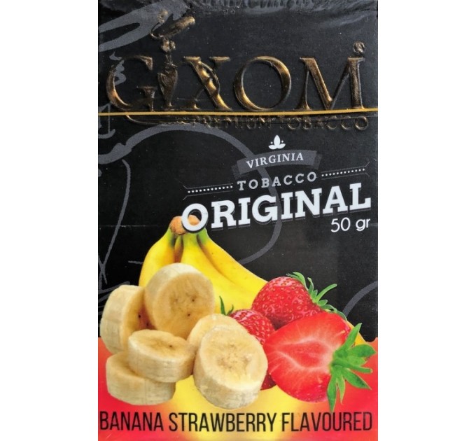 Табак Gixom Banana Strawberry (Банан и Клубника) 50 грамм