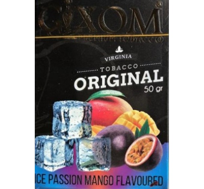 Тютюн Gixom Ice Passion Mango (Крижана Маракуя-Манго) 50 грам