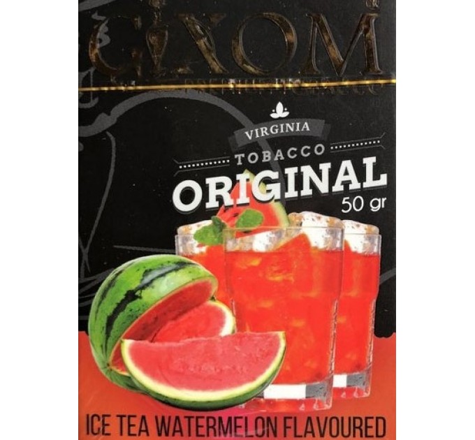 Тютюн Gixom Ice Tea Watermelon (Айс Кавуновий Чай) 50 грам