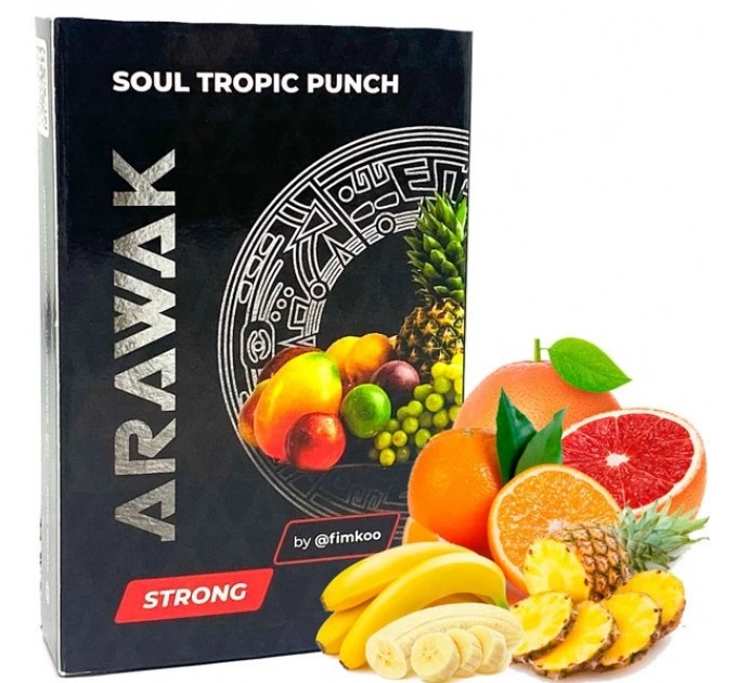 Табак Arawak Strong Soul Tropic Punch (Тропический микс) 40 грамм