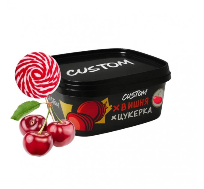 Тютюн Custom Вишня Цукерка 200 грам
