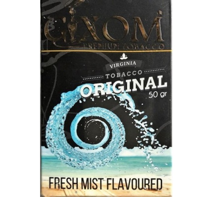 gixom tobacco Купить табак Gixom, вкус Fresh Mist (Фреш мист) 50 грамм