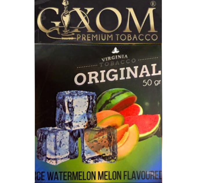 Тютюн Gixom Ice Watermelon Melon (Льод Кавун Диня) 50 грам