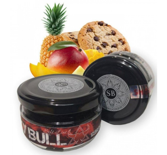Табак Smoky Bull Soft Line Mango Pineapple Cookies (Манго Ананас Печенье) 100 грамм