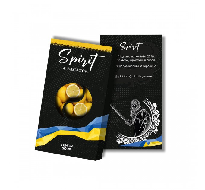 Табак Spirit & Bagator Lemon Sour (Кислый лимон) 40 грамм