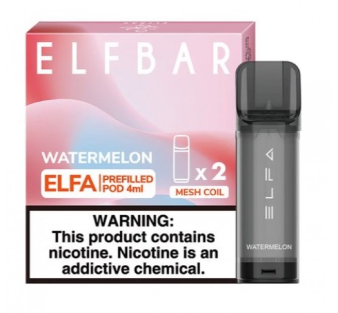 Картридж Elf bar ELFA 4ml Watermelon (Арбуз) за 1шт
