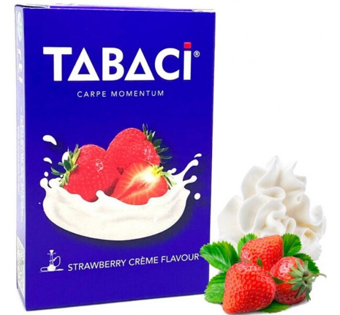 Табак Tabaci Strawberry Сreme (Клубника Сливки) 50 грамм
