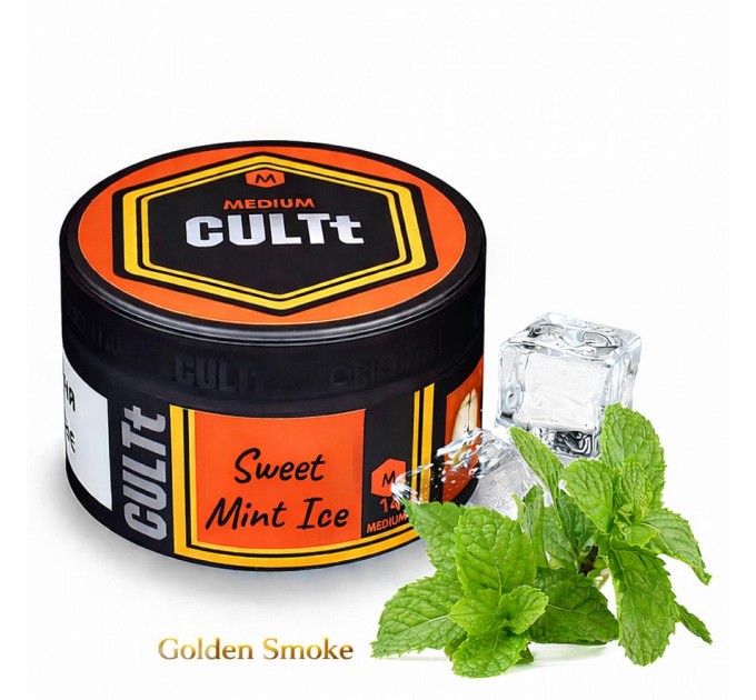 Тютюн CULTt Medium M14 Sweet Mint Ice (Солодка м'ята, Лід) 100 грам