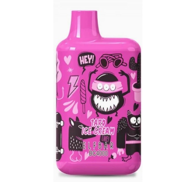 Elf Bar BC4000 Taro Ice Cream (Мороженое Таро) Limited Edition