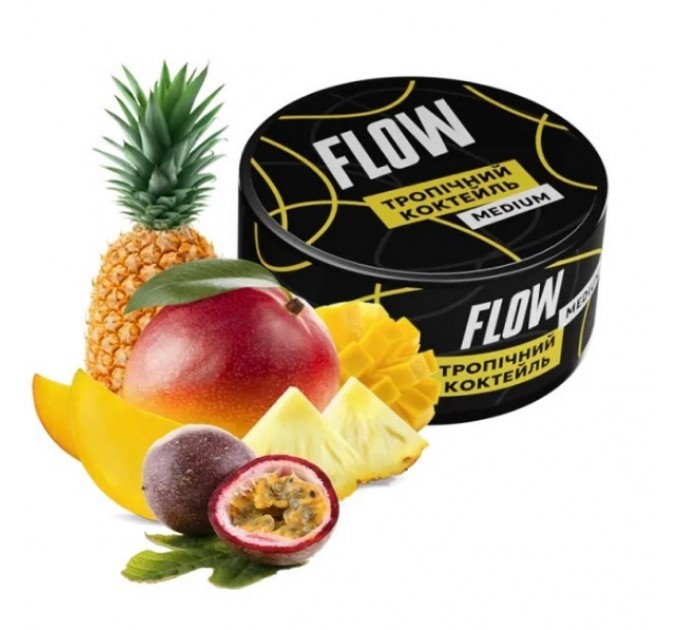 Тютюн Flow Тропічний Коктейль 100 грам