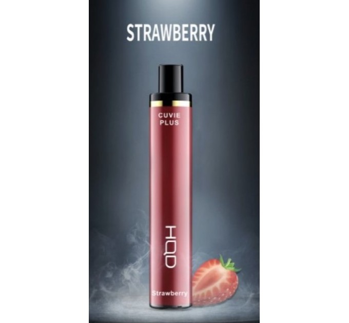 Одноразовий пристрій Hqd Strawberry (Полуниця) 5% нікотину