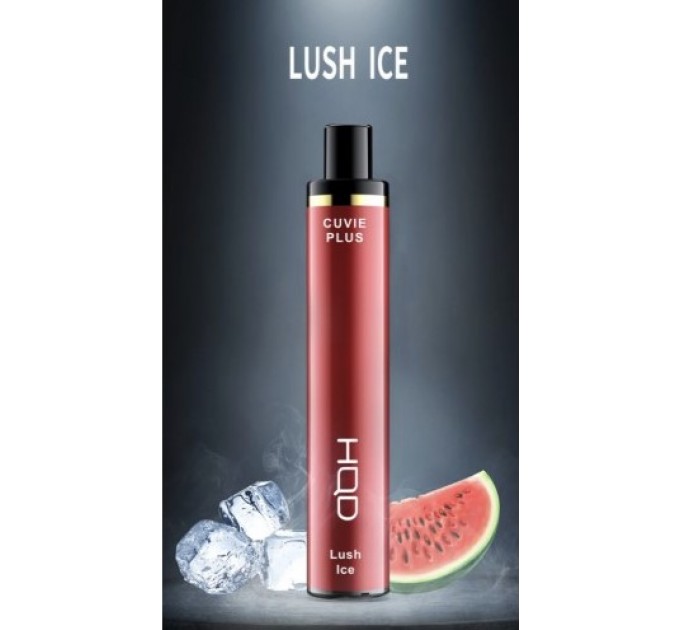 Одноразовий пристрій Hqd Lush Ice (Кавун) 5% нікотину