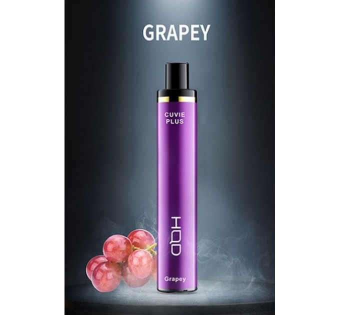 Одноразовий пристрій Hqd Grapey (Виноград) 5% нікотину