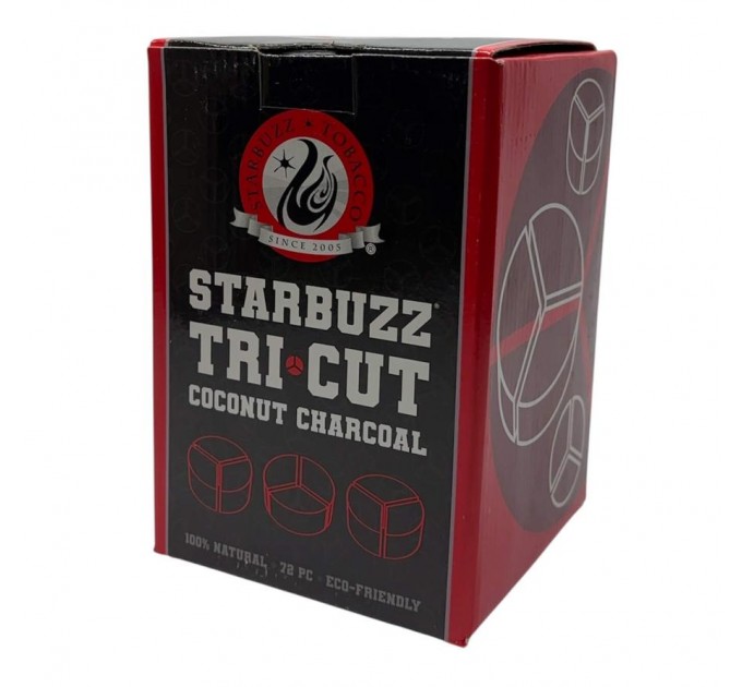 Уголь кокосовый Starbuzz Tri-Cut 1 кг