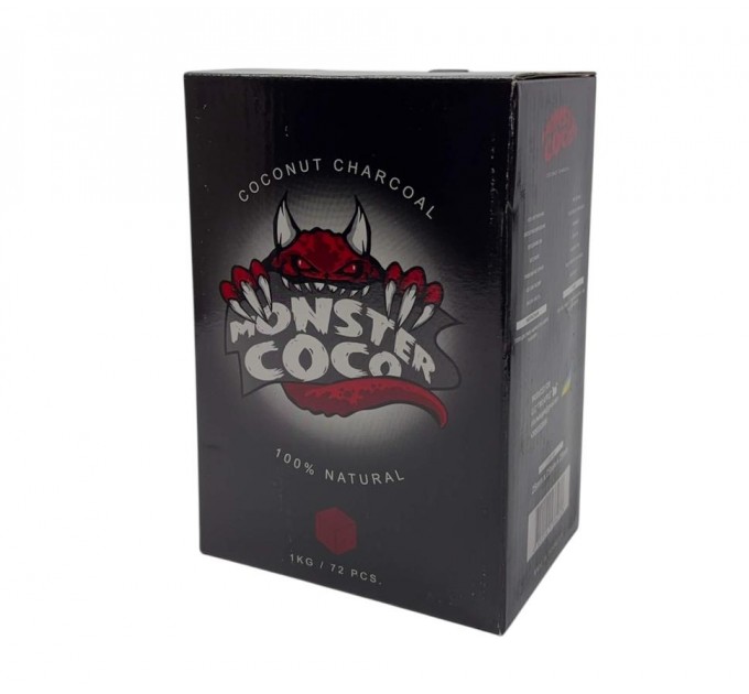 Кокосовый уголь Monster Coco 72 куб. 1кг