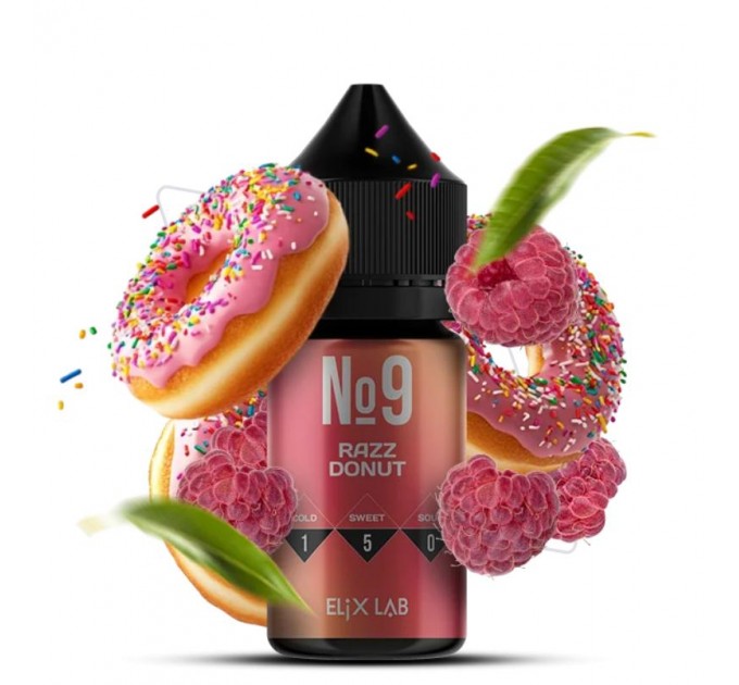 Жидкость Elix Crystal Razz Donut 30 мл 50 мг