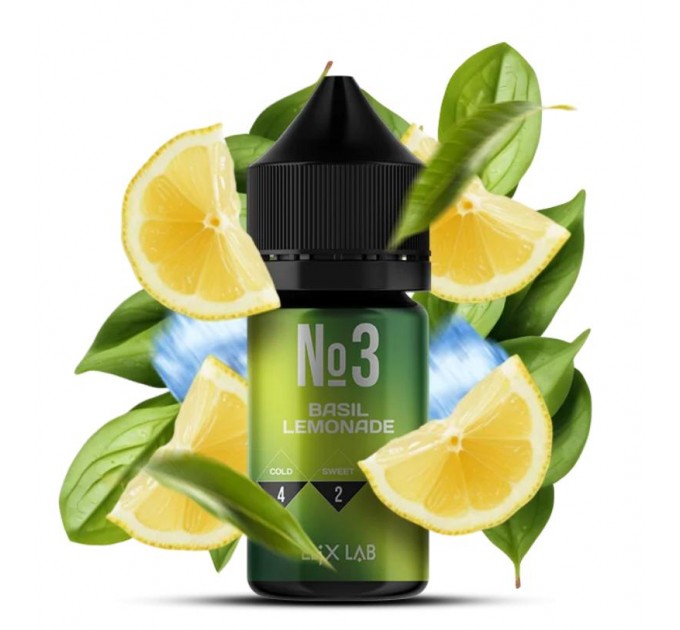 Жидкость Elix Crystal Basil Lemonade 30 мл 50 мг