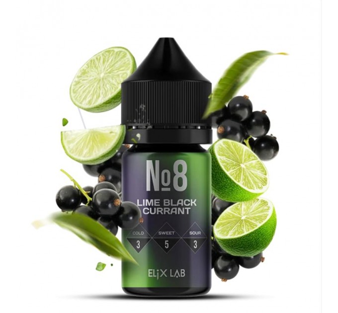 Жидкость Elix Crystal Lime Black Currant 30 мл 50 мг