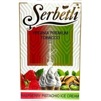 Тютюн Serbetli Raspberry Pistachio-Ice Cream (Полунично-фісташкове морозиво) 50 грам