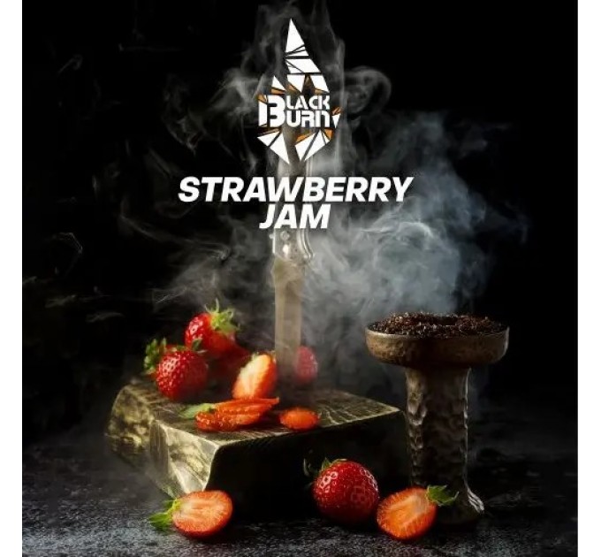 Тютюн Black Burn Strawberry Jam (Полуничний Джем) 25 грам
