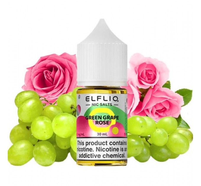 Жидкость Elf Liq Green Grape Rose (Зеленый Виноград Роза) 30мл