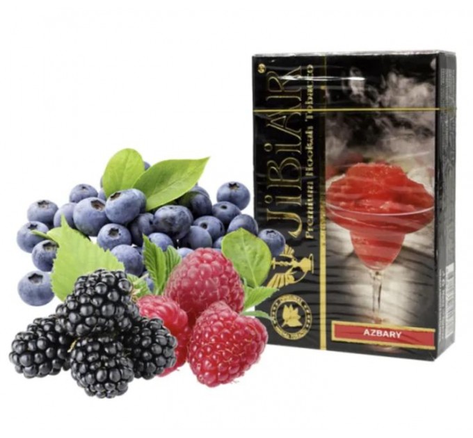 Табак Jibiar Azbary (Ежевика, Малина, Черника) 50 грамм
