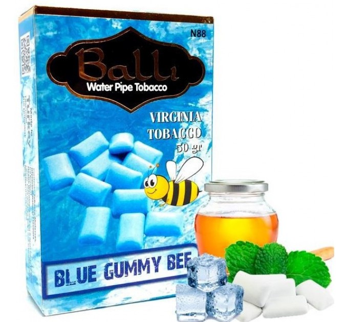 Табак Balli Blue Gummy Bee (Голубая медовая жвачка) 50 грамм