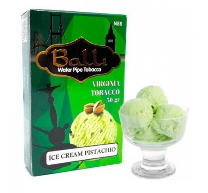 Табак Balli Ice Cream Pistachio (Фисташковое мороженое) 50 грамм