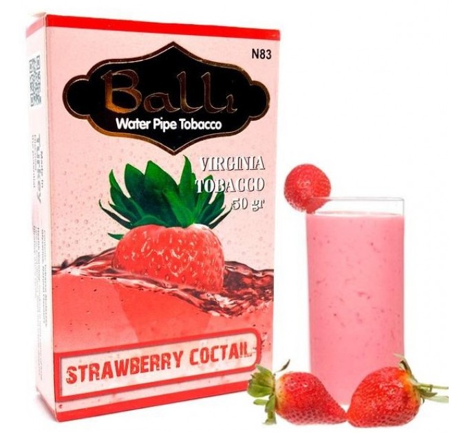 Табак Balli Strawberry Coctail (Клубничный коктейль) 50 грамм