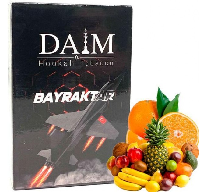 Табак Daim Bayraktar (Апельсин Банан Киви Лимон Персик) 50 грамм