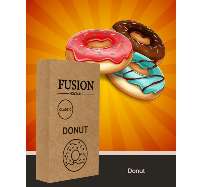 Табак Fusion Classic Glaze Donuts (Пончик с Глазурью) 100 грамм
