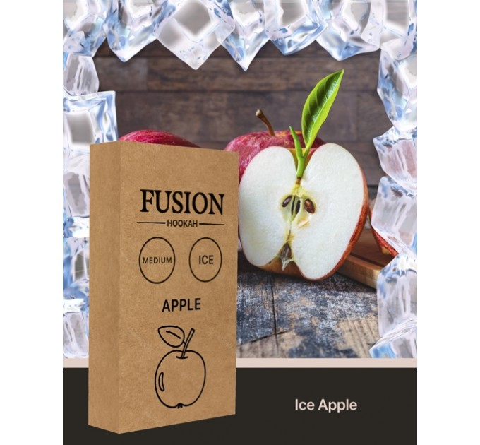 Табак Fusion Medium Ice Apple (Ледяное яблоко) 100 грамм