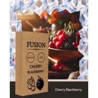 Табак Fusion Medium Ice Cherry BlackBerry (Ледяная Вишня Ежевика) 100 грамм