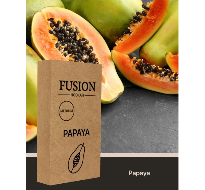 Тютюн Fusion Medium Papaya (Папайя) 100 грам