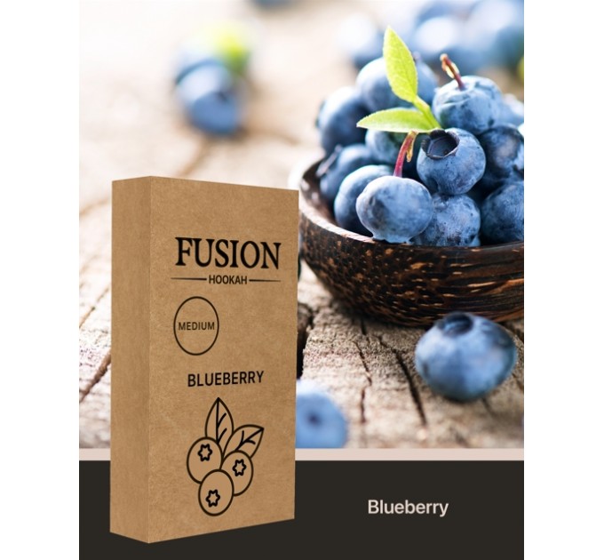 Табак Fusion Medium Blueberry (Черника) 100 грамм