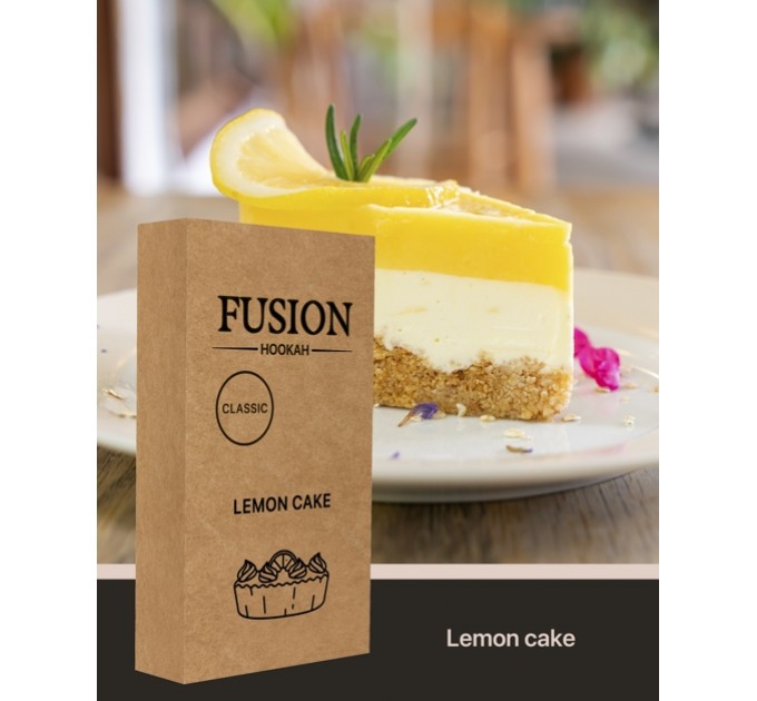 Табак Fusion Classic Lemon Cake (Лимонный пирог) 100 грамм