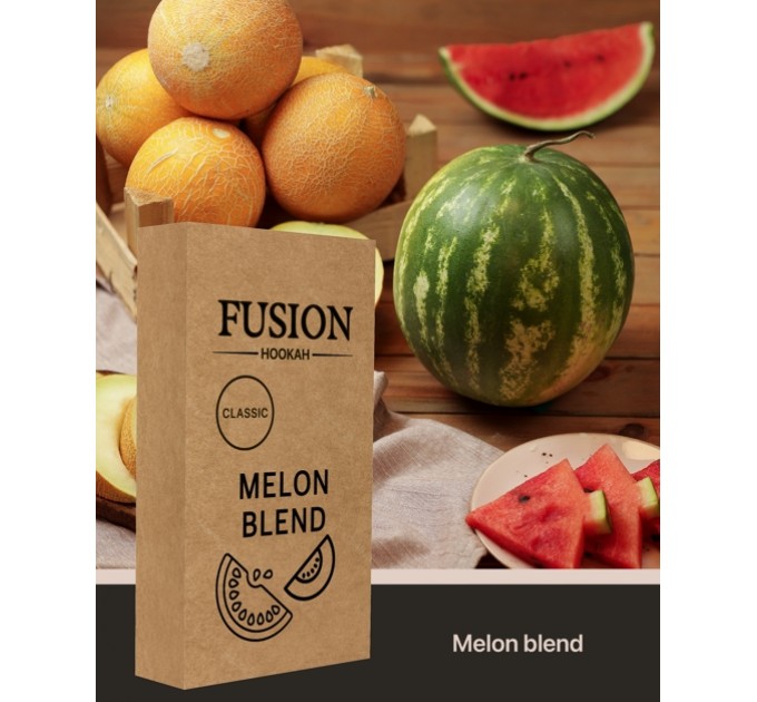 Табак Fusion Classic Melon Watermelon (Дыня Арбуз) 100 грамм