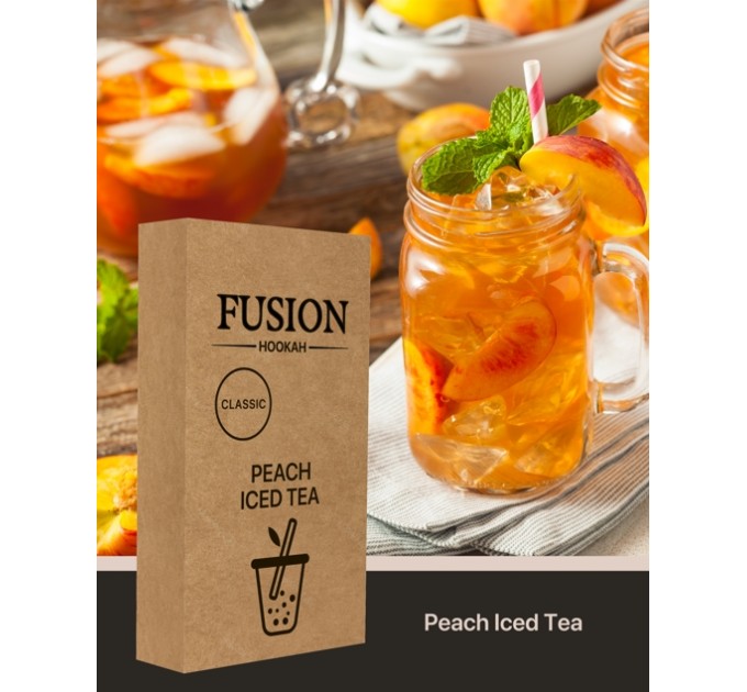 Тютюн Fusion Classic Peach Iced Tea (Персиковий чай) 100 грам