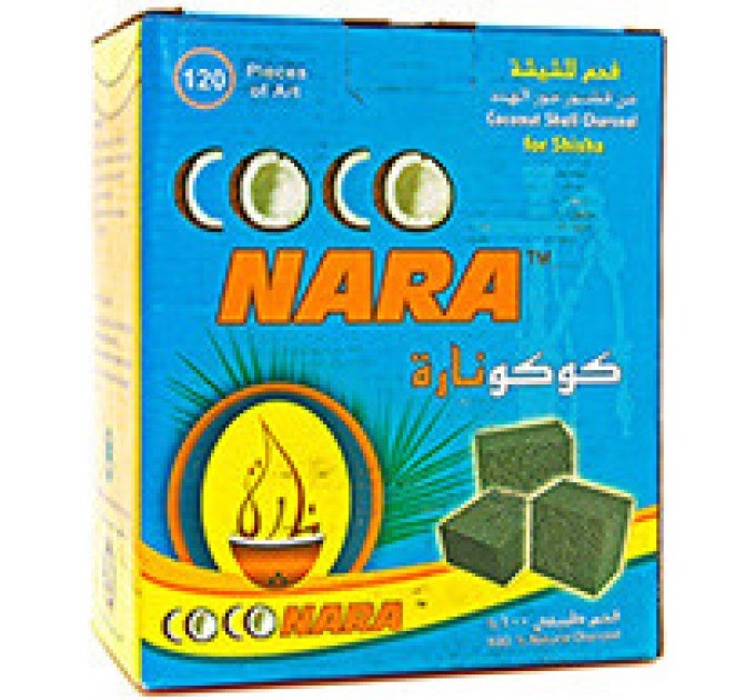 Кокосовый уголь Coco Nara 1 кг (96 Шт) в упаковке
