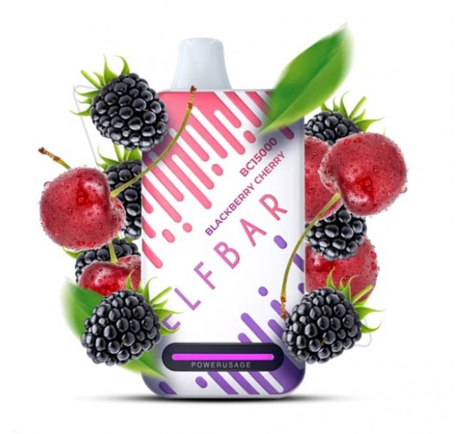 Одноразовая Pod система Elf Bar BC15000 Blackberry Cherry