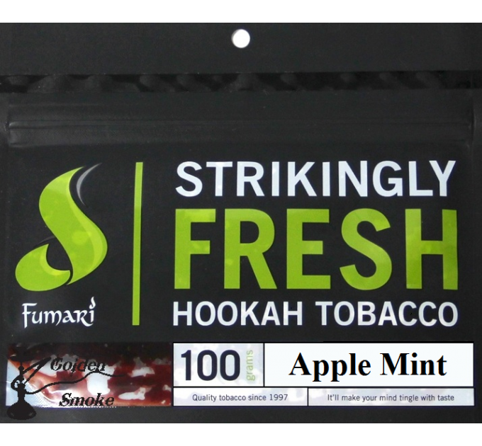 Табак Fumari Apple Mint (Яблоко с Мятой), 100 грамм