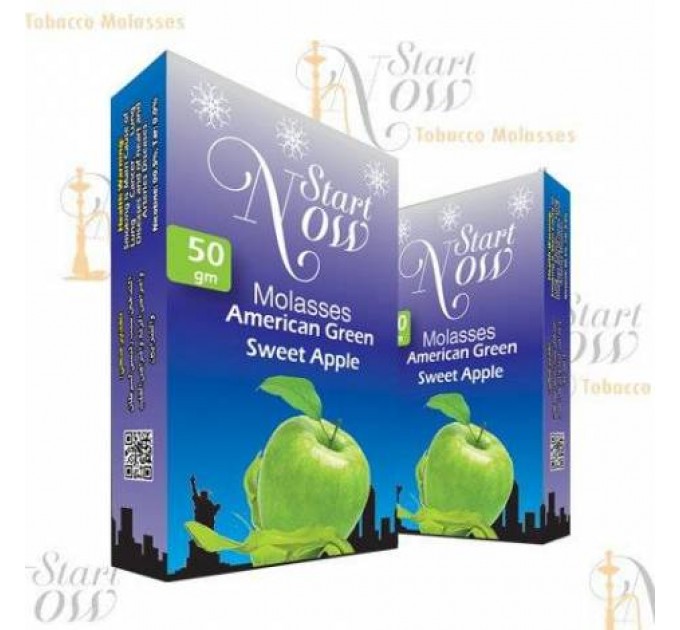Табак Start Now American Green Sweet Apple (Американское зеленое сладкое яблоко) 50 грамм