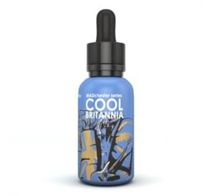 Премиум жидкость SteamWorks Blue Madchester: Cool Britannia (Стим Воркс), никотин 3 мг